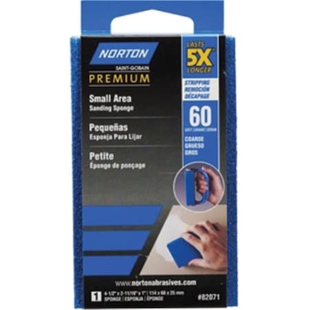 Tool Time 82071 5 x 60 Grit Small Area Sanding Sponge TO3565895